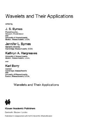 wavelets and their applications (en Inglés)