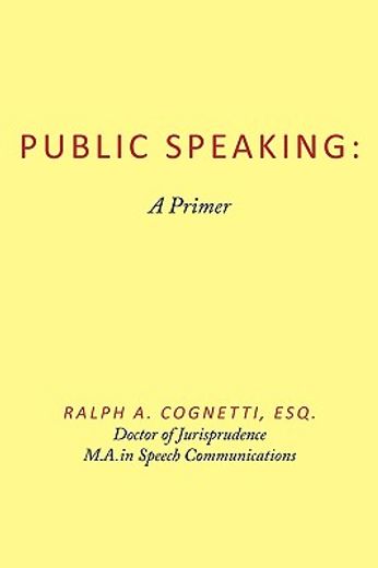 public speaking: a primer