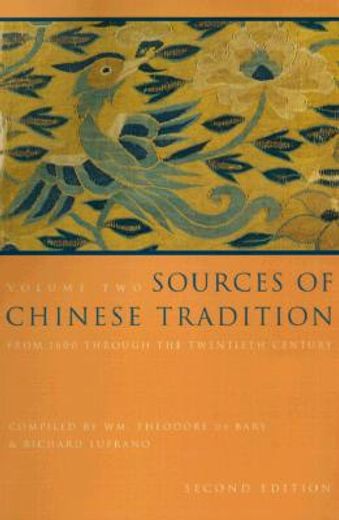 sources of chinese tradition,from 1600 through the twentieth century