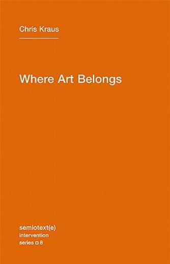 where art belongs