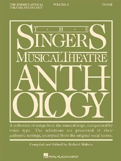the singer´s musical theatre anthology,tenor