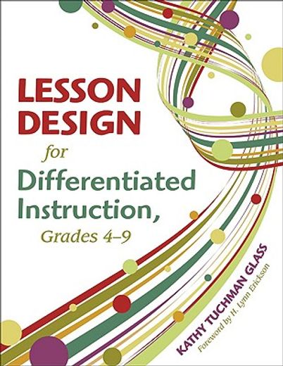lesson design for differentiated instruction, grades 4-9