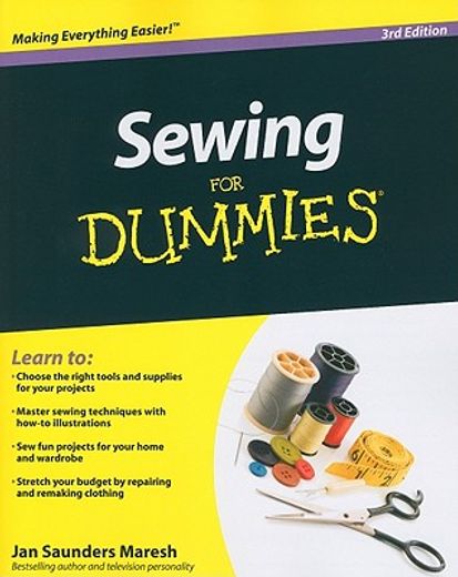 sewing for dummies (en Inglés)