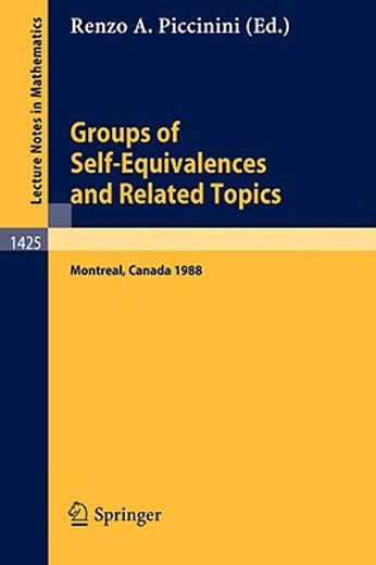 groups of self-equivalences and related topics (en Francés)
