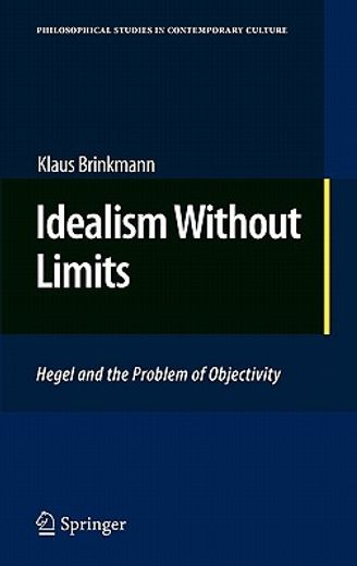 idealism without limits,hegel and the problem of objectivity