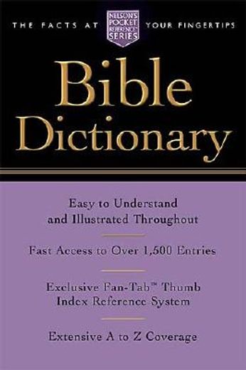 bible dictionary (in English)