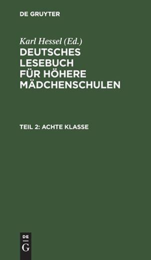 Achte Klasse (German Edition) [Hardcover ] (en Alemán)