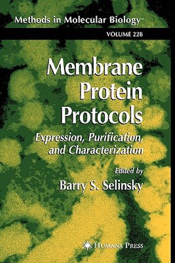 membrane protein protocols (en Inglés)