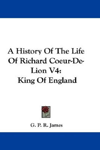 a history of the life of richard coeur-d