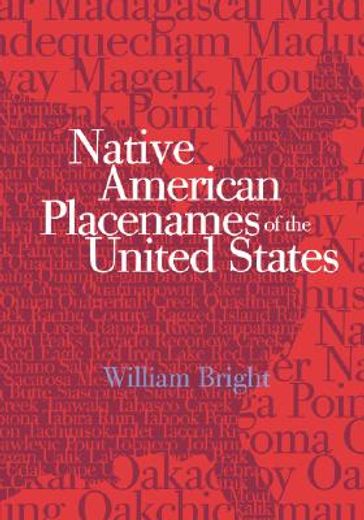 native american placenames of the united states