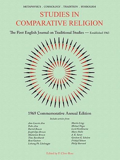 studies in comparative religion,1969 commemorative annual edition (en Inglés)