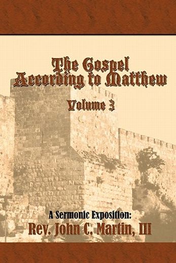 the gospel according to matthew