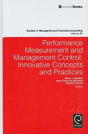 performance measurement and management control,innovative concepts & practices