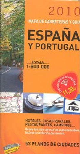 Comprar Guía Y Mapa De Carreteras De España Y Portugal 1800000 2010 De Varios Autores 9933