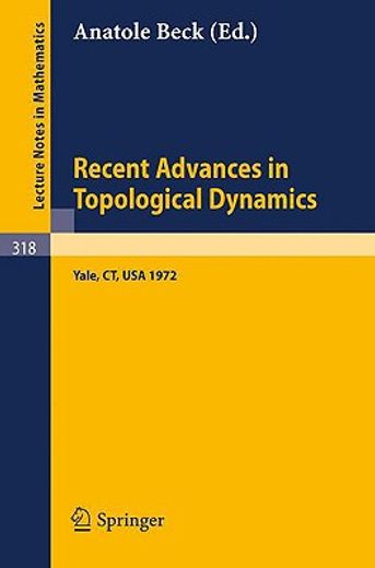 recent advances in topological dynamics (en Inglés)