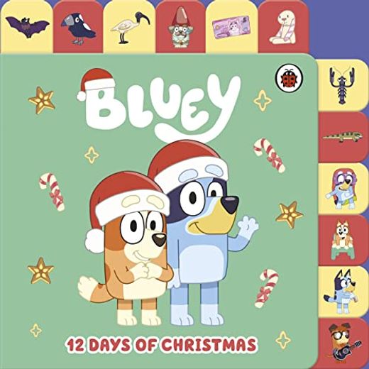 Bluey: 12 Days of Christmas Tabbed Board Book (in English)