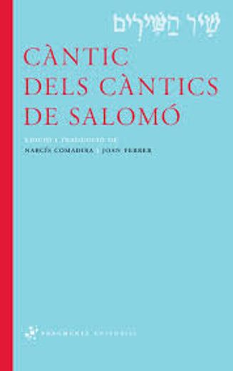 Cantic Dels Cantics De Salomo (in Catalá)