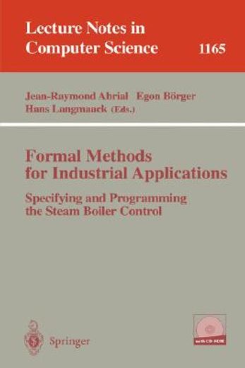 formal methods for industrial applications,specifying and programming the steam boiler control
