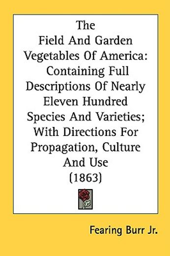the field and garden vegetables of ameri