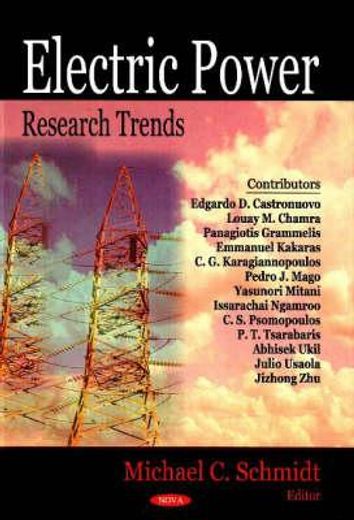 electric power research trends