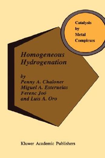 homogeneous hydrogenation (en Inglés)