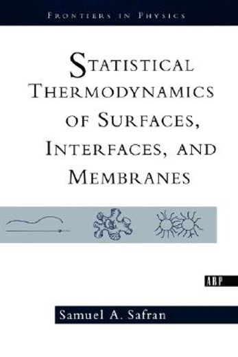 statistical thermodynamics of surfaces, interfaces, and membranes