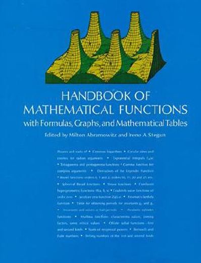 handbook of mathematical functions, with formulas, graphs, and mathematical tables, (en Inglés)