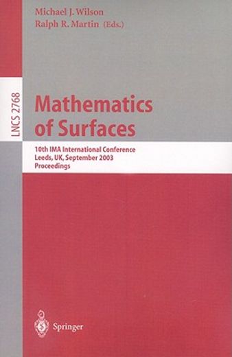 mathematics of surfaces (en Inglés)