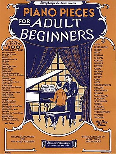 piano pieces for adult beginners (en Inglés)
