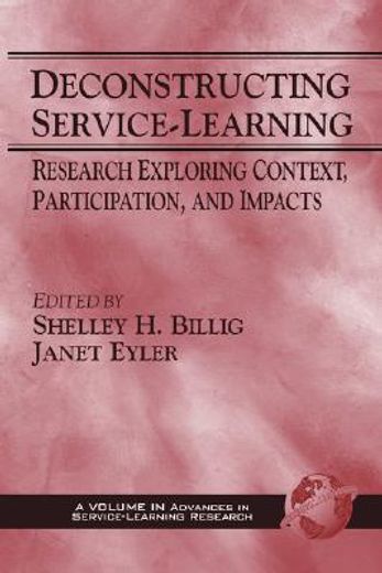deconstructing service-learning,research exploring context, participation, and impacts