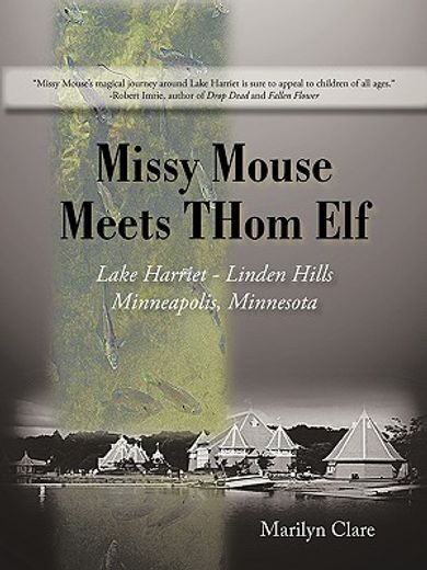 missy mouse meets thom elf,lake harriet - linden hills, minneapolis, minnesota