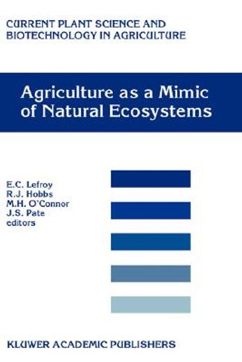 agriculture as a mimic of natural ecosystems (en Inglés)