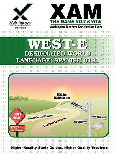 designated world language: spanish 0191: washington teachers certification exam