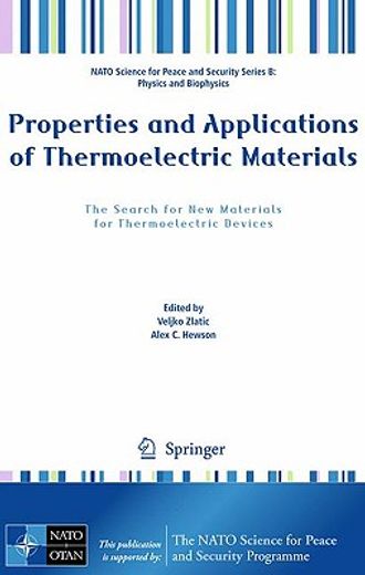 properties and applications of thermoelectric materials,the search for new materials for thermoelectric devices