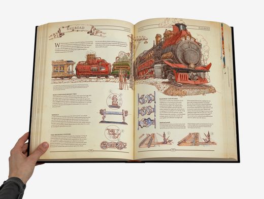 The Book: The Ultimate Guide to Rebuilding a Civilization - Inspirational Science Books for Adults - Unique Artifact - Knowledge Encyclopedia With Over 400 Pages of Detailed & Catchy Illustrations