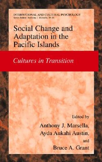 social change and psychosocial adaptation in the pacific islands