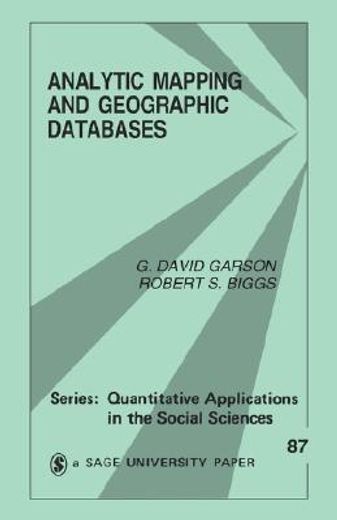 analytic mapping and geographic databases (en Inglés)