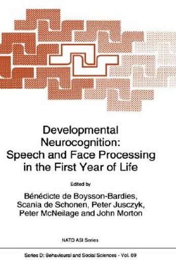 developmental neurocognition: speech and face processing in the first year of life (en Inglés)