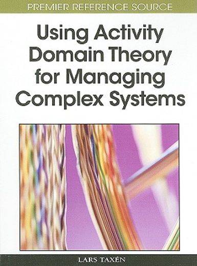 using activity domain theory for managing complex systems