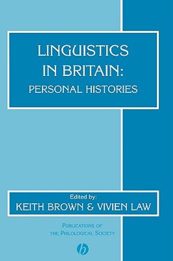 linguistics in britain,personal histories