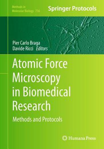 atomic force microscopy in biomedical research,methods and protocols