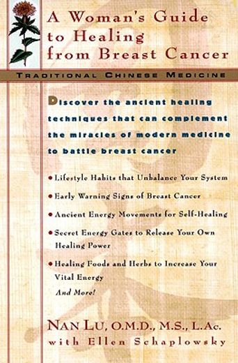 traditional chinese medicine,a woman´s guide to healing from breast cancer