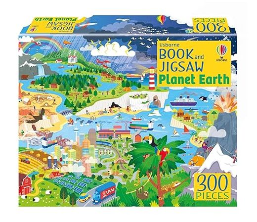 Usborne Book and Jigsaw Planet Earth (en Inglés)