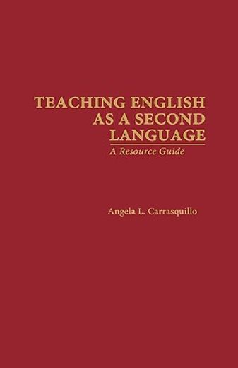 teaching english as a second language,a resource guide