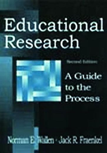 educational research,a guide to the process