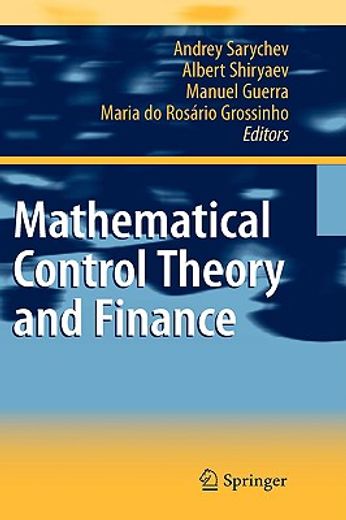 mathematical control theory and finance