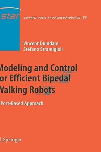 modeling and control for efficient bipedal walking robots,a port-based approach