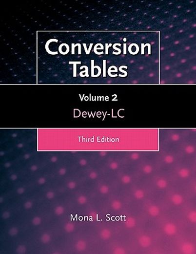 conversion tables,dewey-lc