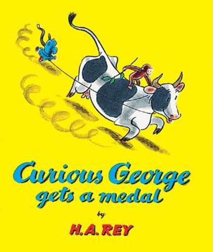 curious george gets a medal. (in English)