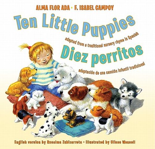 ten little puppies / diez perritos (in English)